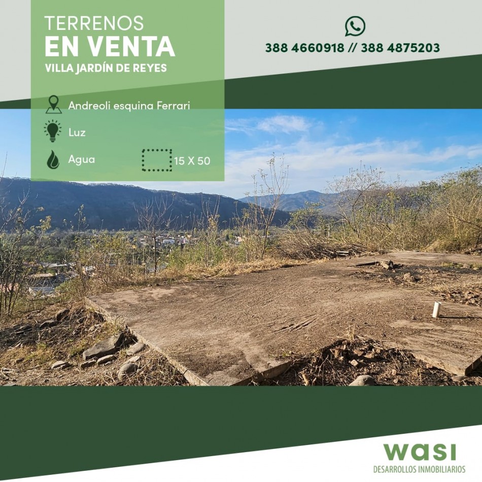 TERRENO VILLA JARDIN DE REYES