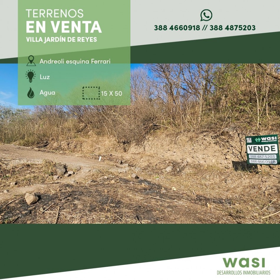TERRENO VILLA JARDIN DE REYES