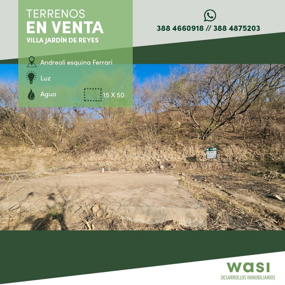 TERRENO VILLA JARDIN DE REYES