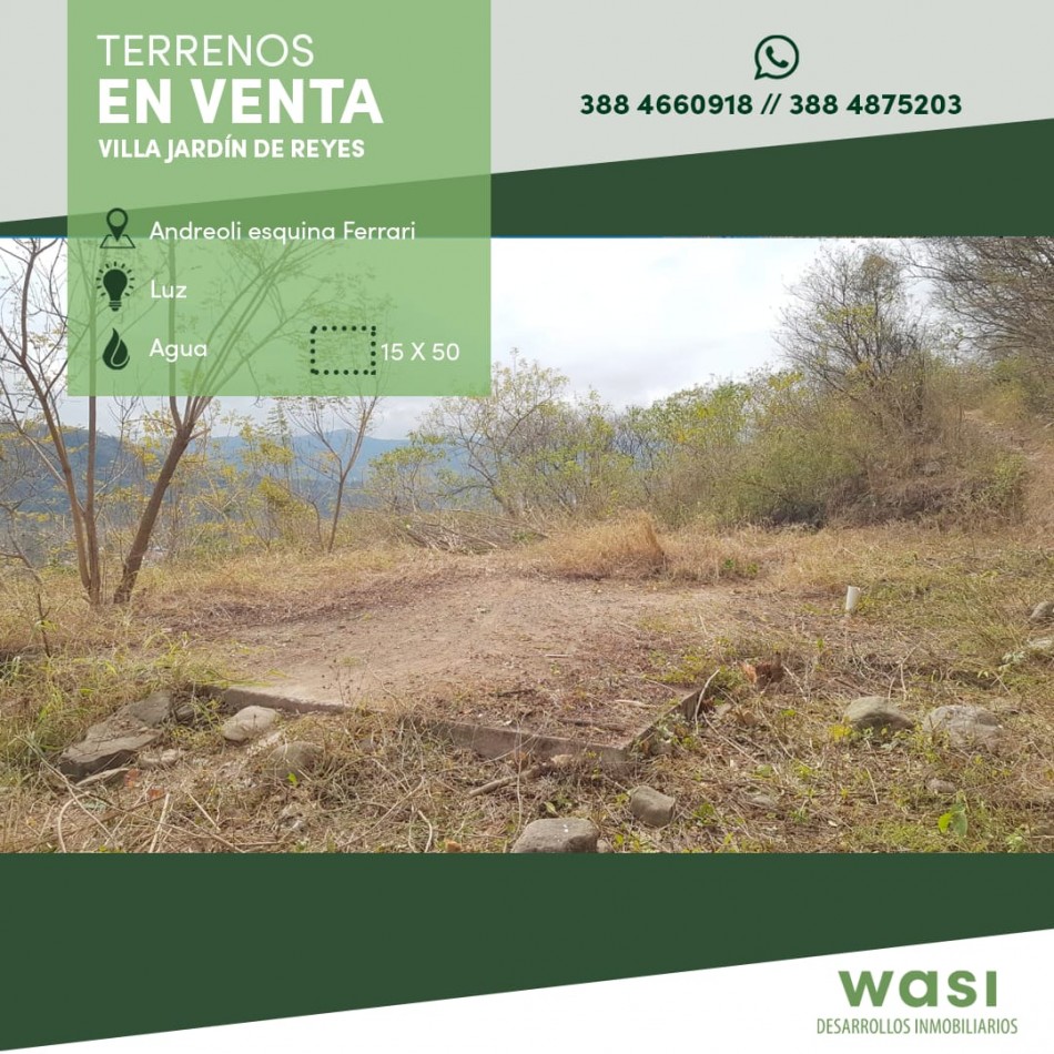 TERRENO VILLA JARDIN DE REYES