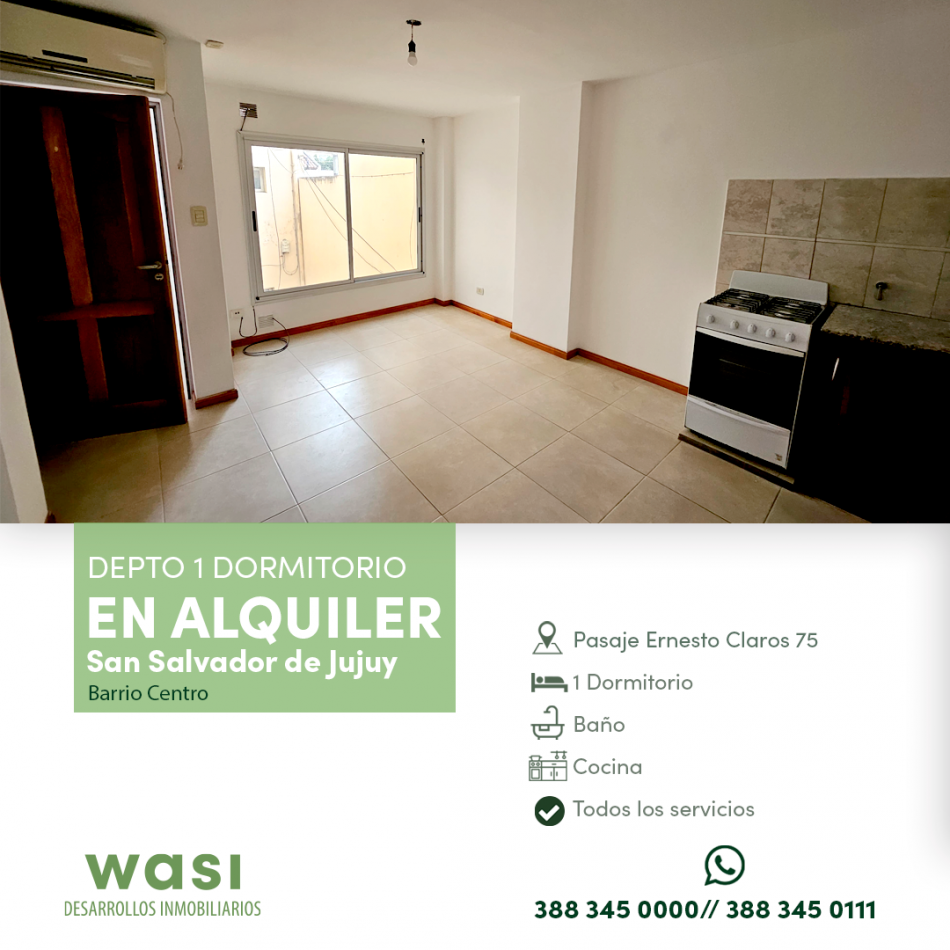 Alquiler 1 dorm Centro