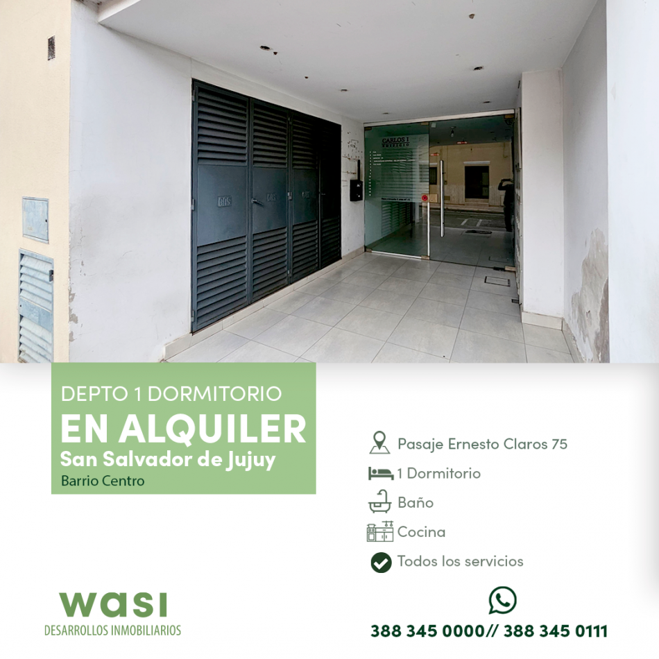 Alquiler 1 dorm Centro