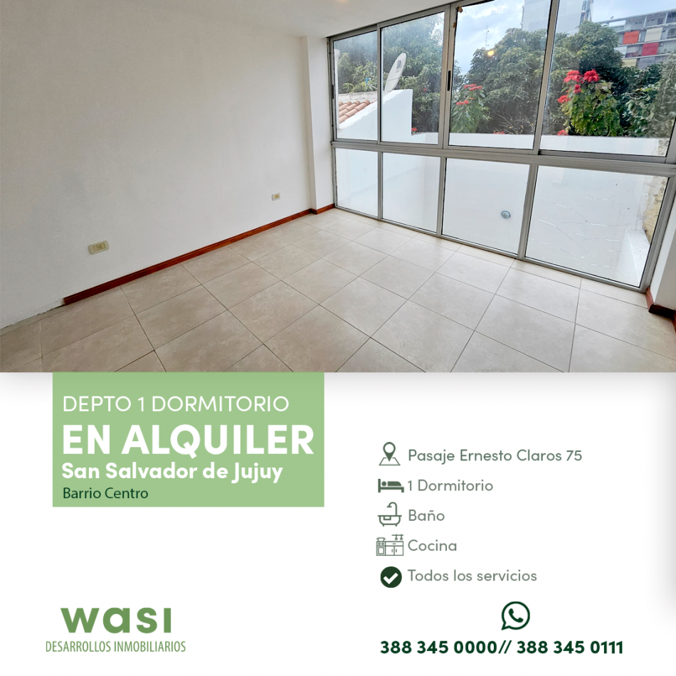 Alquiler 1 dorm Centro