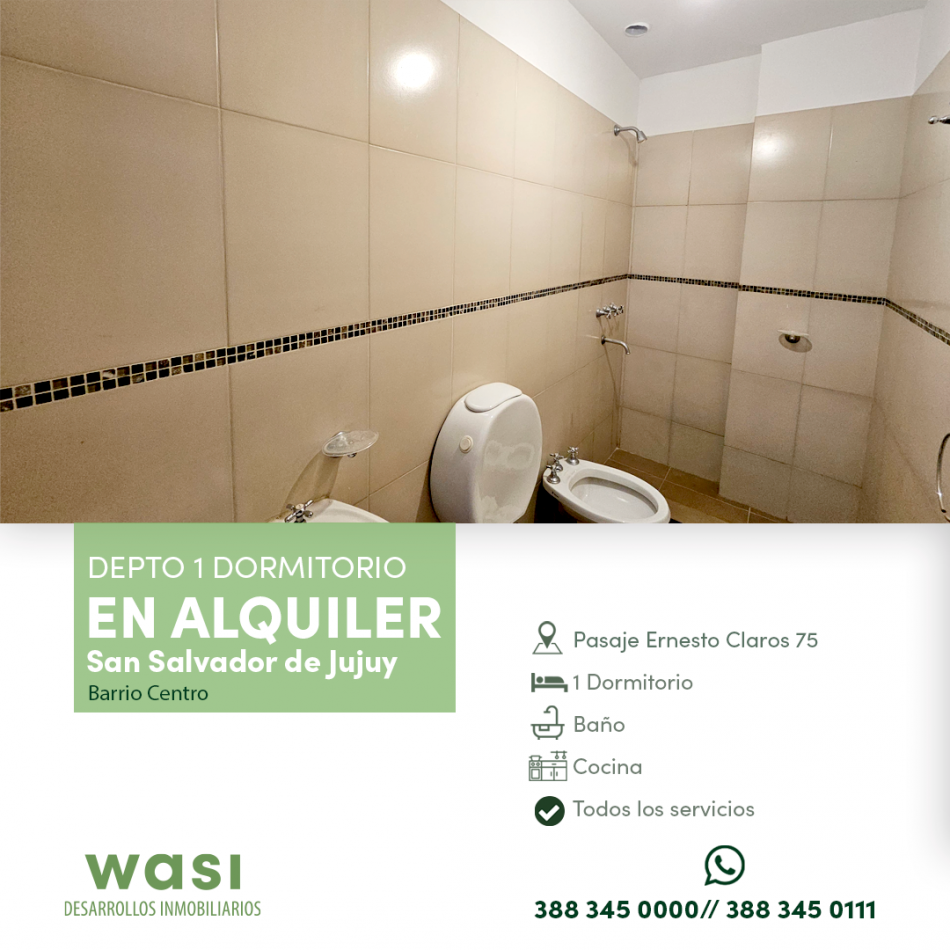 Alquiler 1 dorm Centro