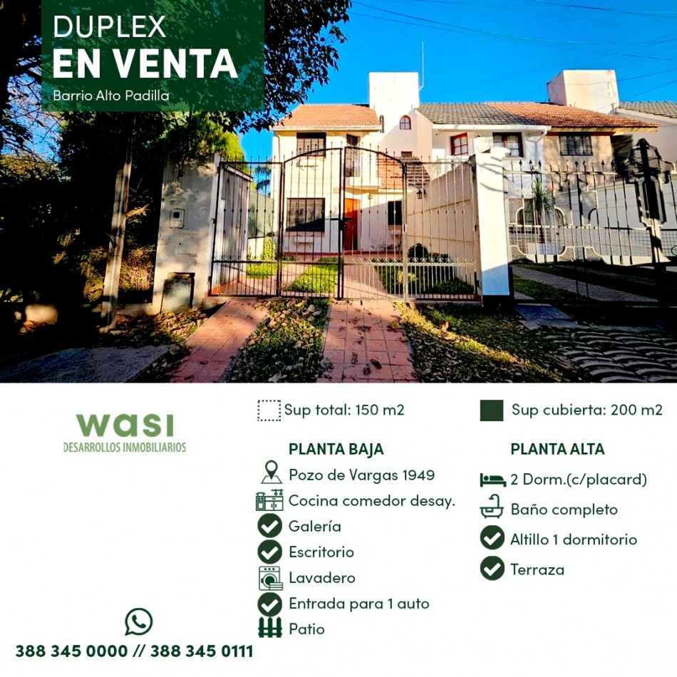 DUPLEX ALTO PADILLA