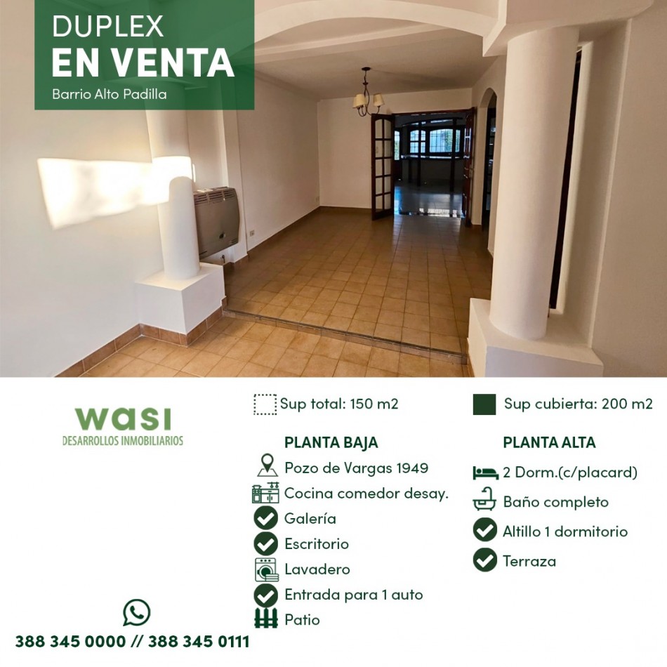 DUPLEX ALTO PADILLA
