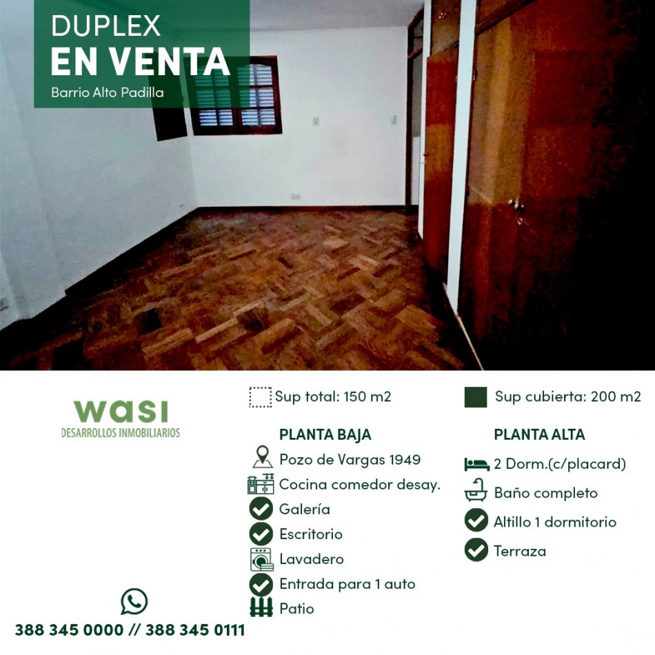 DUPLEX ALTO PADILLA