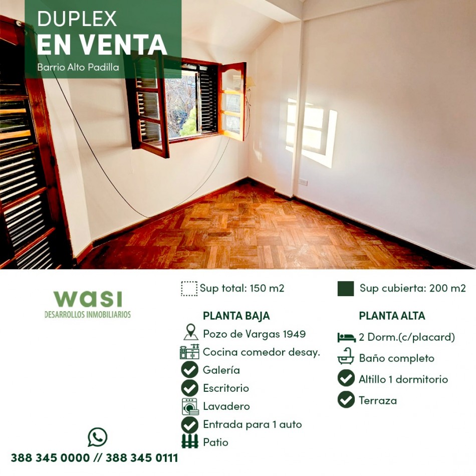 DUPLEX ALTO PADILLA