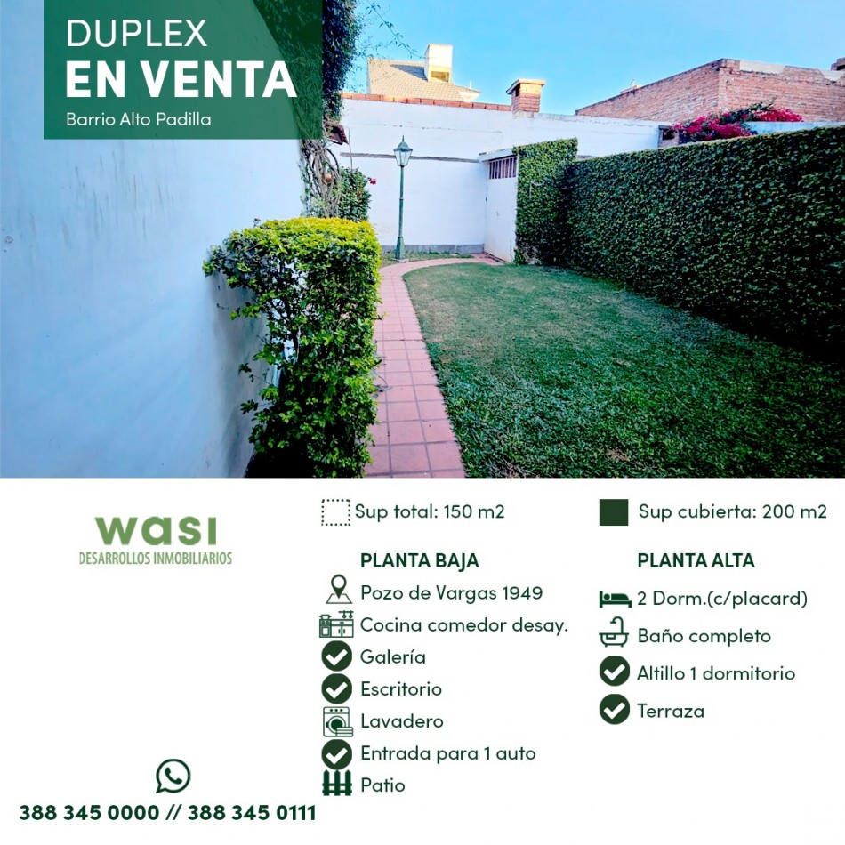 DUPLEX ALTO PADILLA