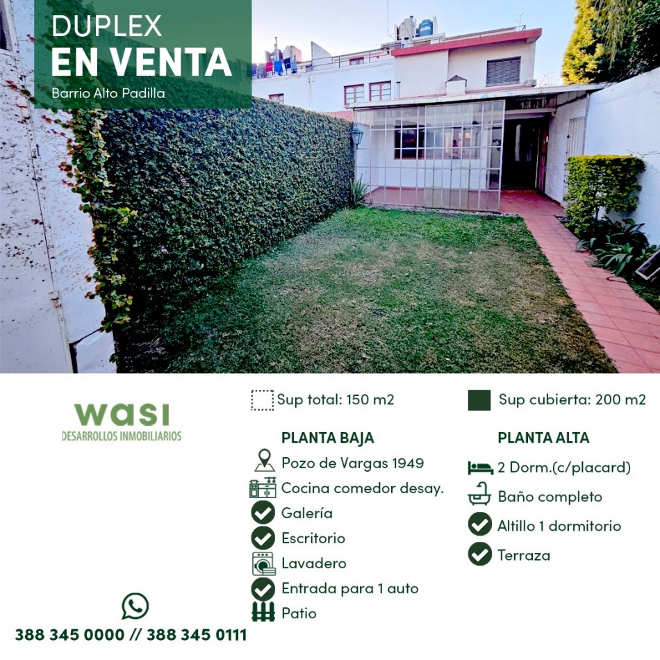 DUPLEX ALTO PADILLA