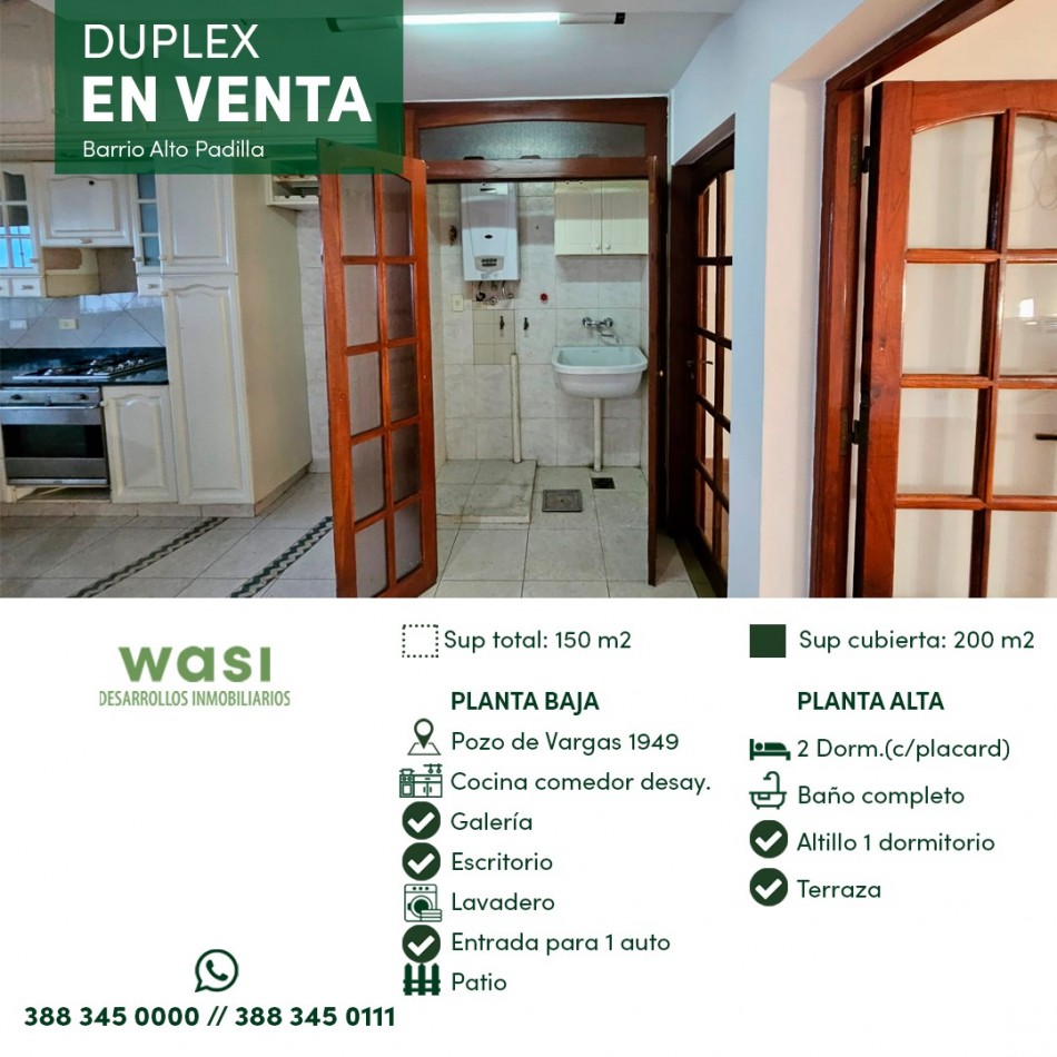 DUPLEX ALTO PADILLA