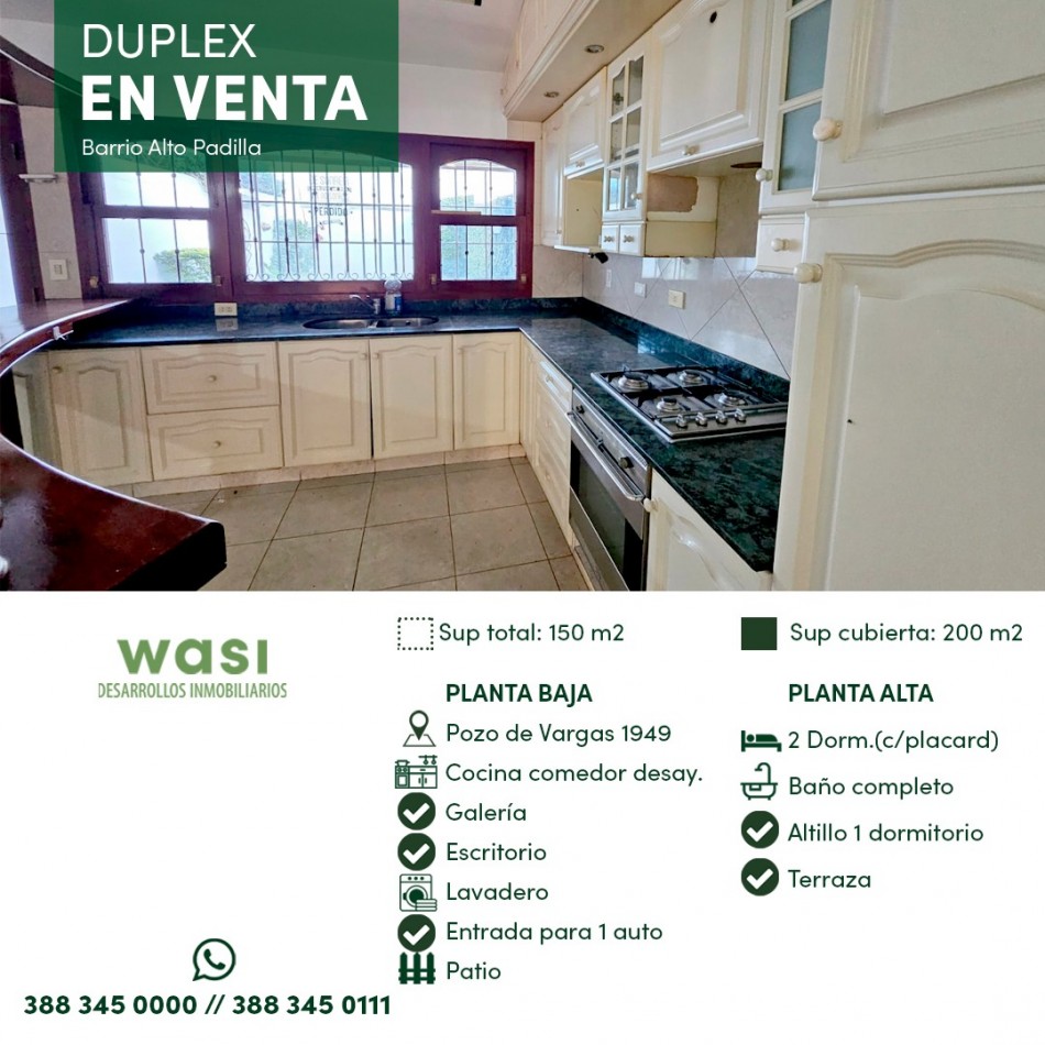 DUPLEX ALTO PADILLA