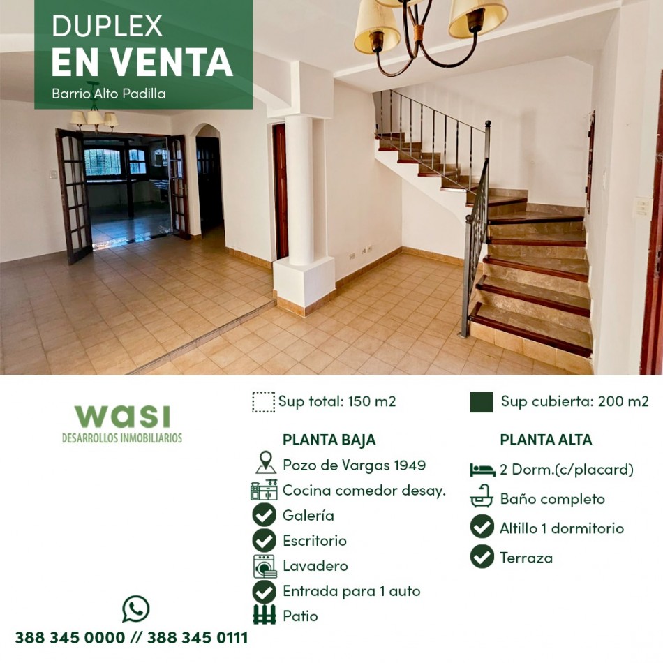 DUPLEX ALTO PADILLA