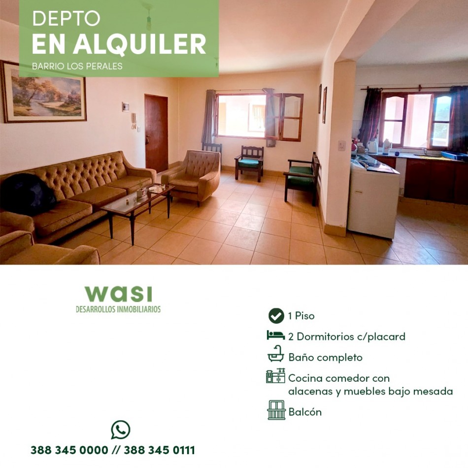 ALQUILER DEPTO LOS PERALES