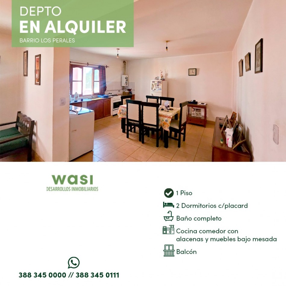 ALQUILER DEPTO LOS PERALES
