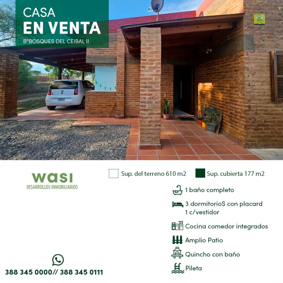 CASA CON PISCINA EL CEIBAL