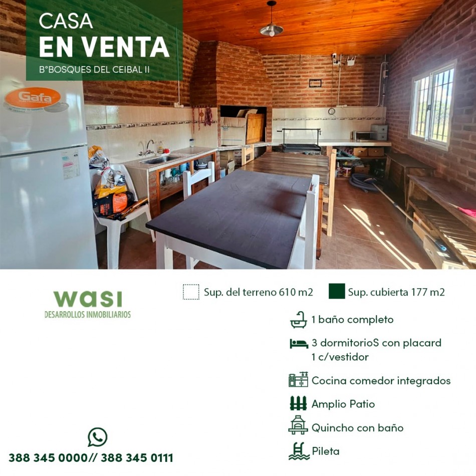 CASA CON PISCINA EL CEIBAL