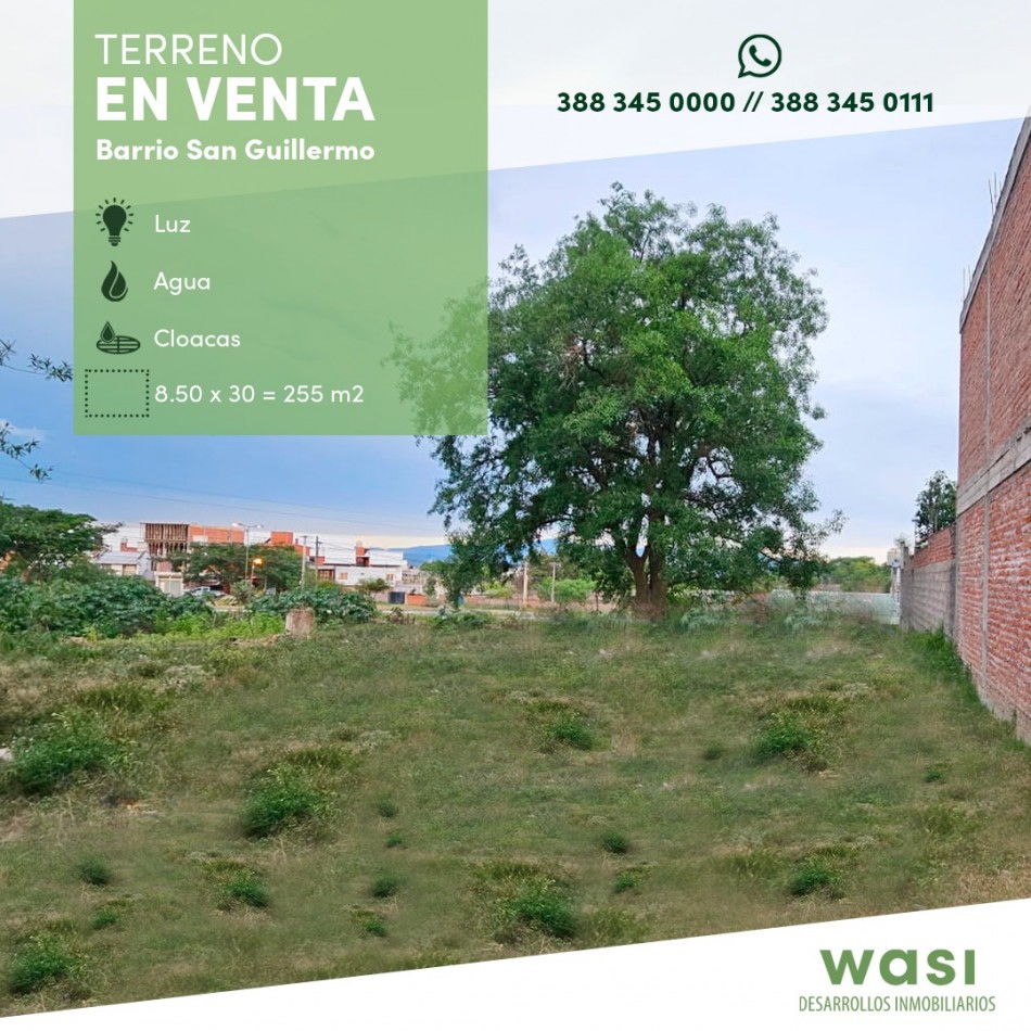TERRENO BARRIO SAN GUILLERMO