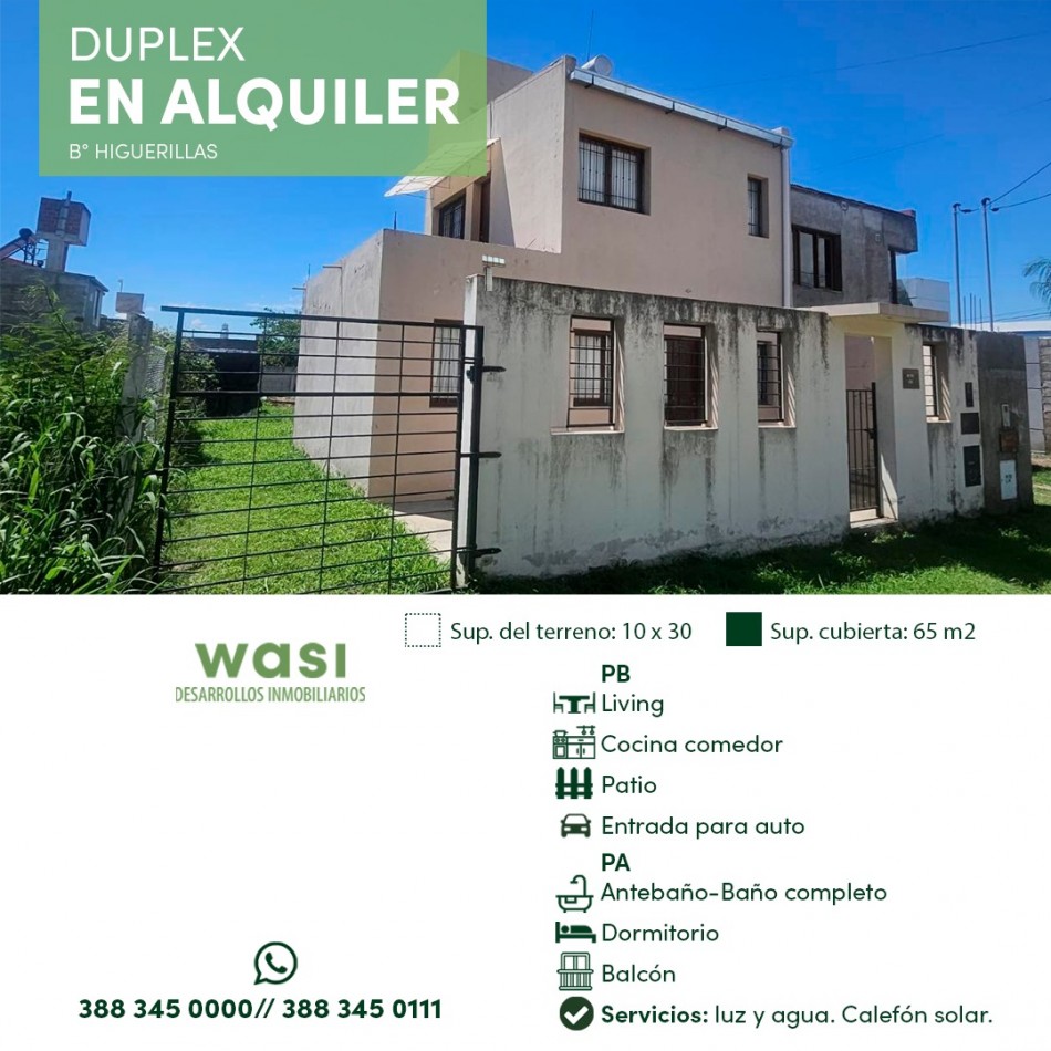 Alquiler Duplex tipo Loft