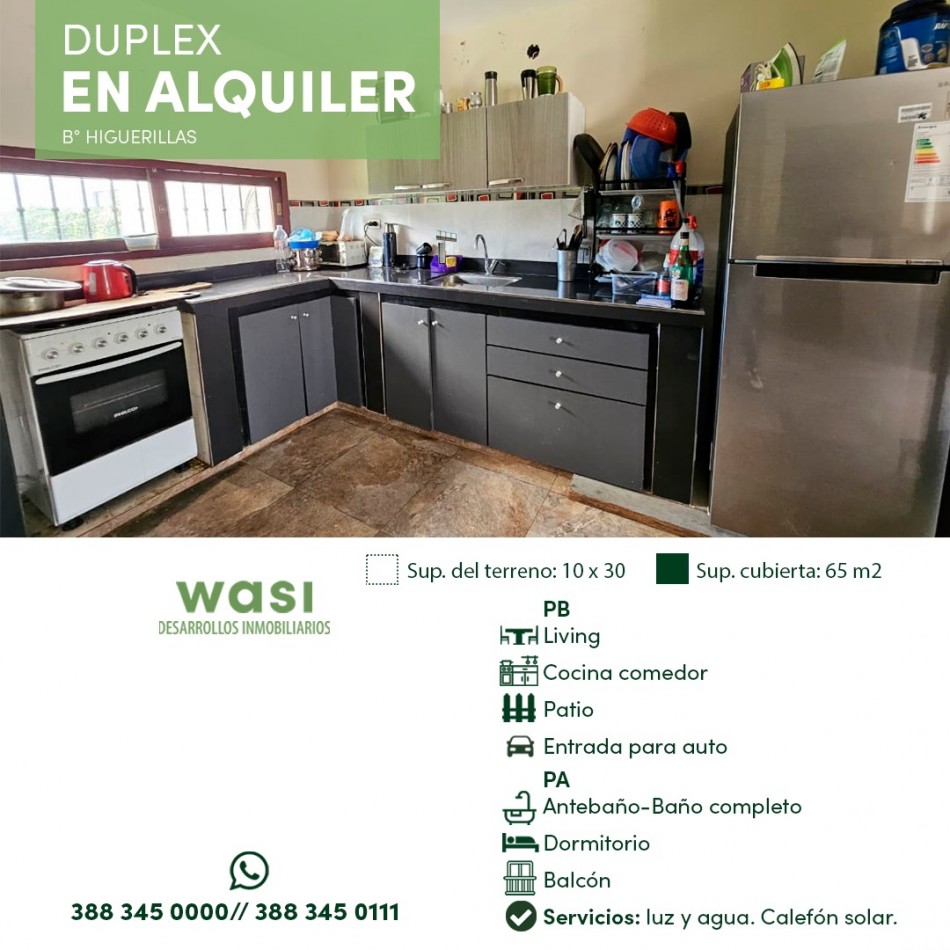Alquiler Duplex tipo Loft