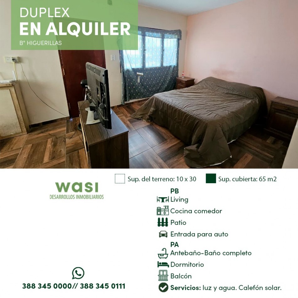 Alquiler Duplex tipo Loft