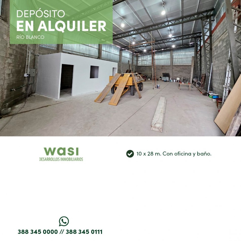 ALQUILER DEPOSITO RIO BLANCO