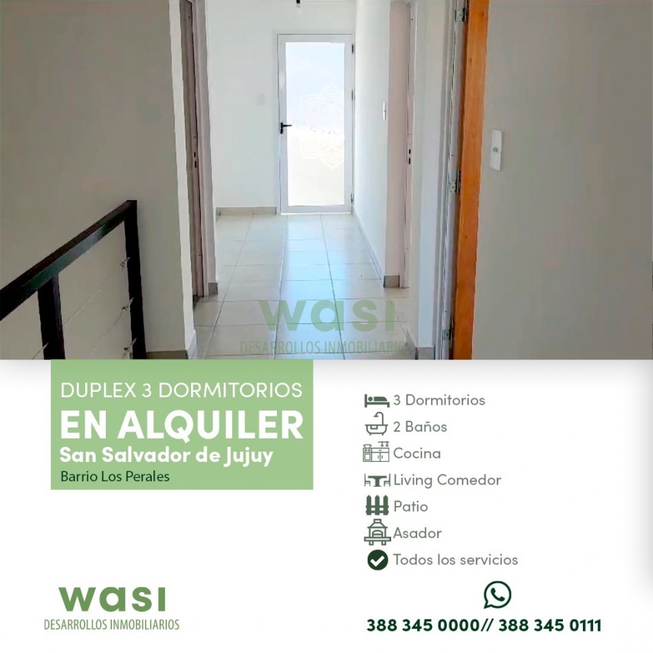 Alquiler Duplex Los Perales