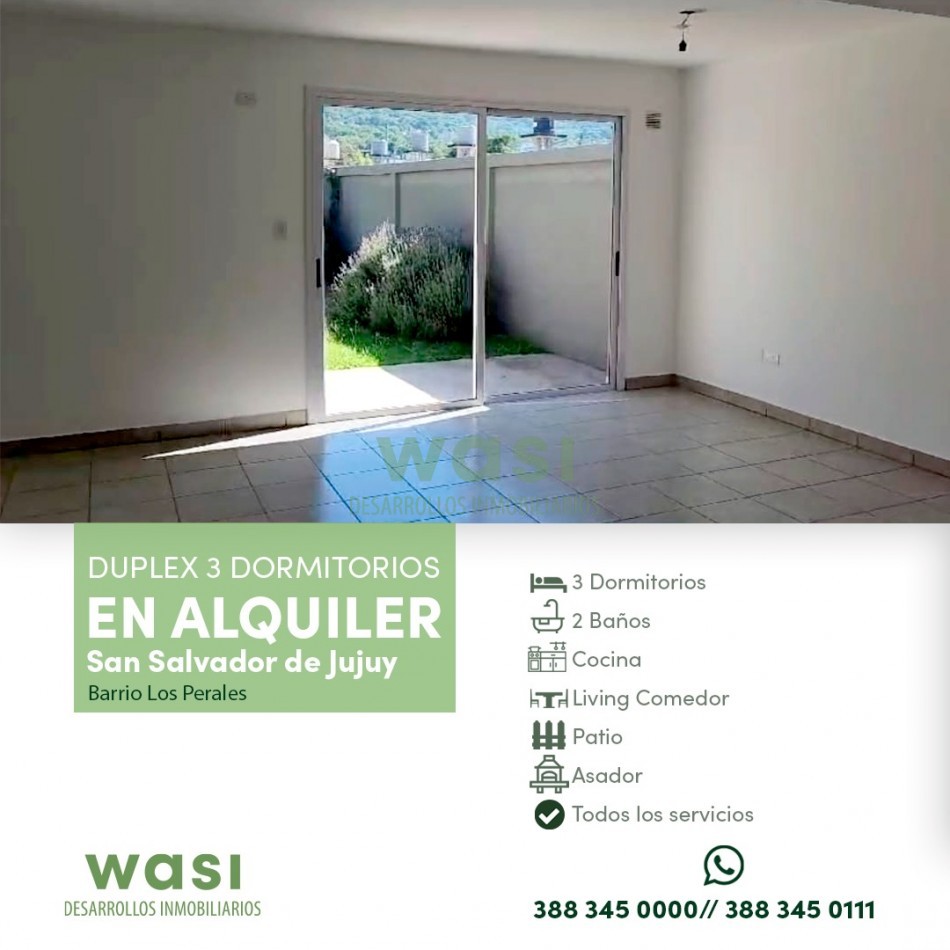 Alquiler Duplex Los Perales