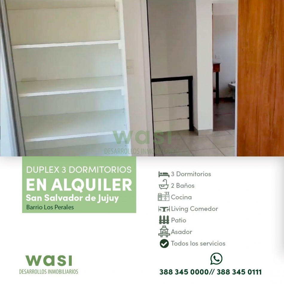 Alquiler Duplex Los Perales