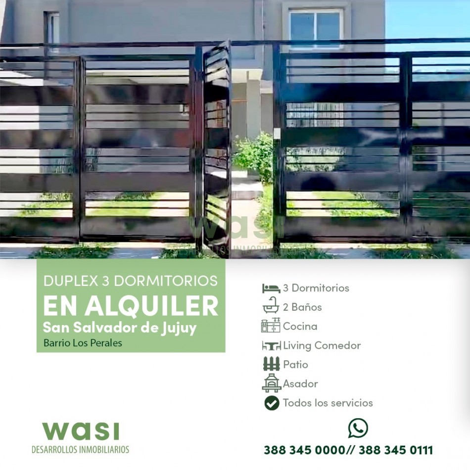 Alquiler Duplex Los Perales