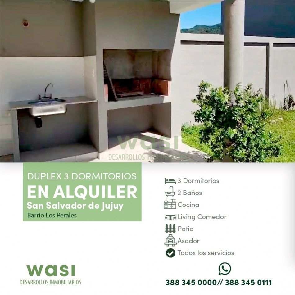 Alquiler Duplex Los Perales