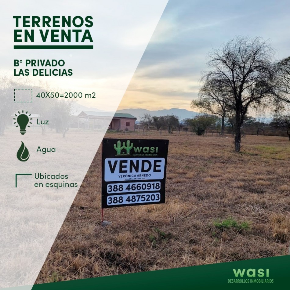 TERRENO BARRIO PRIVADO LAS DELICIAS