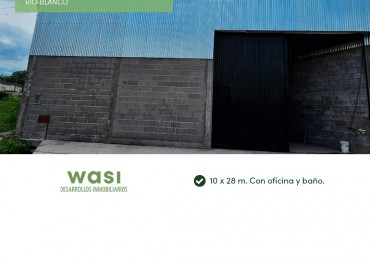 ALQUILER DEPOSITO RIO BLANCO