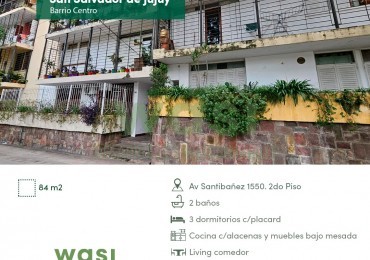 DEPTO CENTRICO 3 DORM